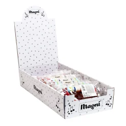 - Håndklokker med striber, assorteret farve, pris 1 stk.^Magni Outlet