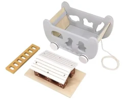 - Noahs Ark træk putteboks, FSC 100%, hvid^Magni Clearance