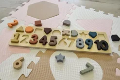 - Puslespil med tal og former - Træ*Magni Hot