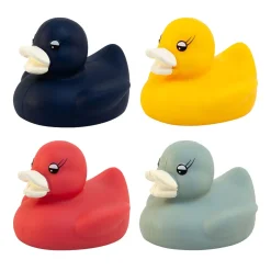 - Silikone badeænder, rød, gul, grøn og blå*Magni New