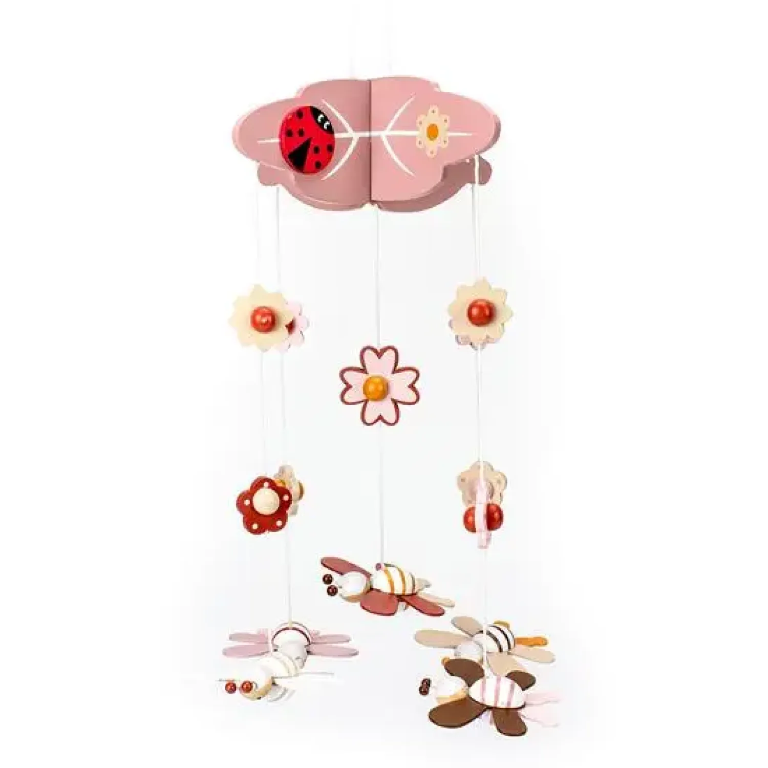 - Uro i træ med bier og blomster, lyserød*Magni Sale