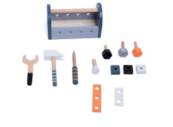 - Værktøjskasse i træ, 13 dele, FSC 100%^Magni Hot