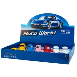 - VW Folkevogn bil med pull-back, assorteret farve, pris er for 1 stk.^Magni Sale