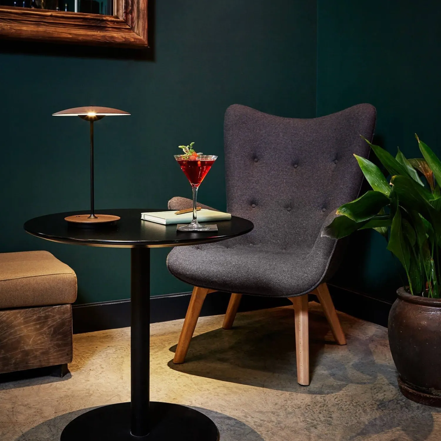 - Bordlampe Ginger 20 M - wenge - H 30 cm*Marset Online