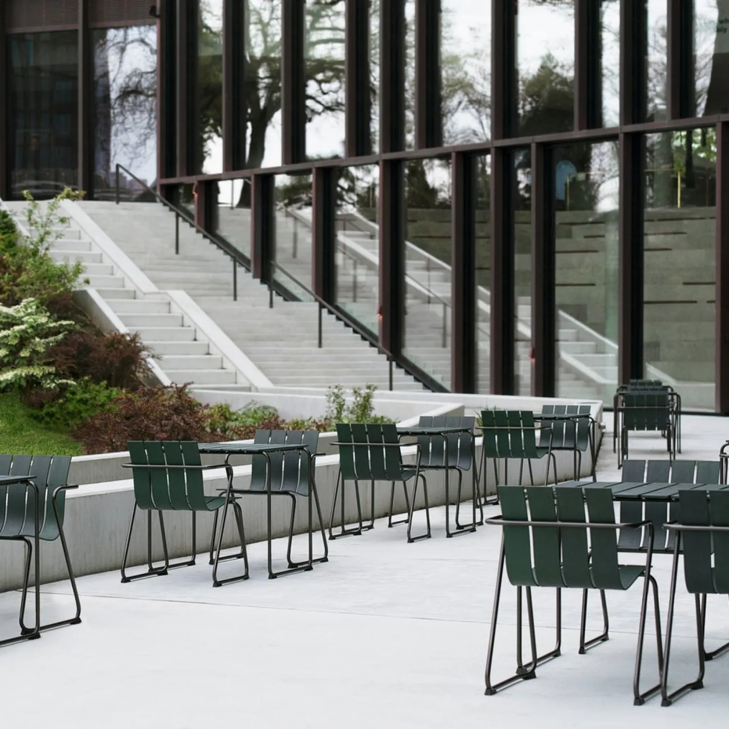 - Ocean - havebord - Grønt - 2 personers - 70x70x cm^Mater Online