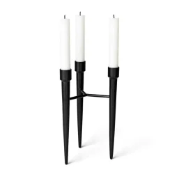 - Spike lysestage - Sort støbejern^Mater Online