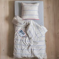 - ALIGN-sengesæt - Cobalt/Sand - W140 x L220 cm^Mette Ditmer Online