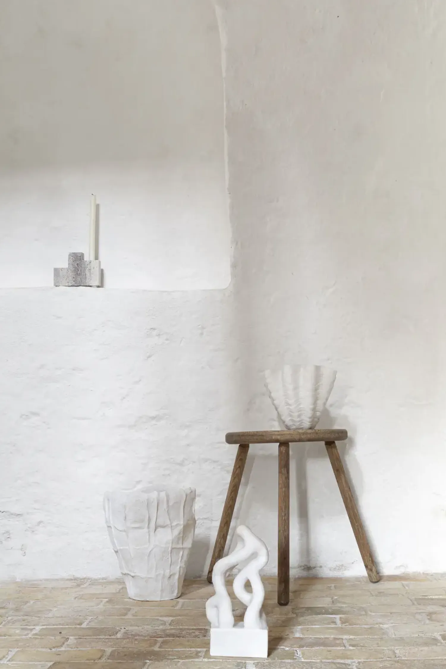 - ART PIECE symbioses skulptur - Off-white^Mette Ditmer