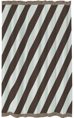 - DIAGONAL-badeforhæng - Chocolate^Mette Ditmer Discount