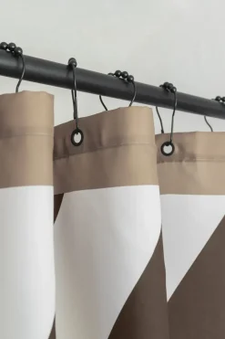 - DIAGONAL-badeforhæng - Chocolate^Mette Ditmer Discount