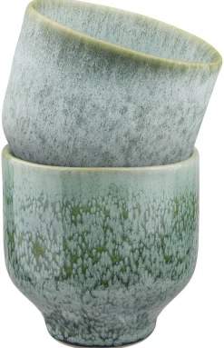 - ELEMENTS Mug, 2-pack - Green tones*Mette Ditmer