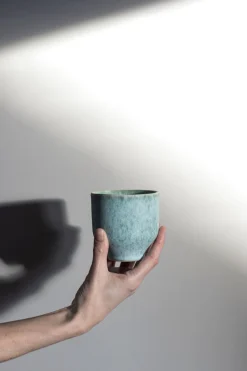 - ELEMENTS Mug, 2-pack - Green tones*Mette Ditmer