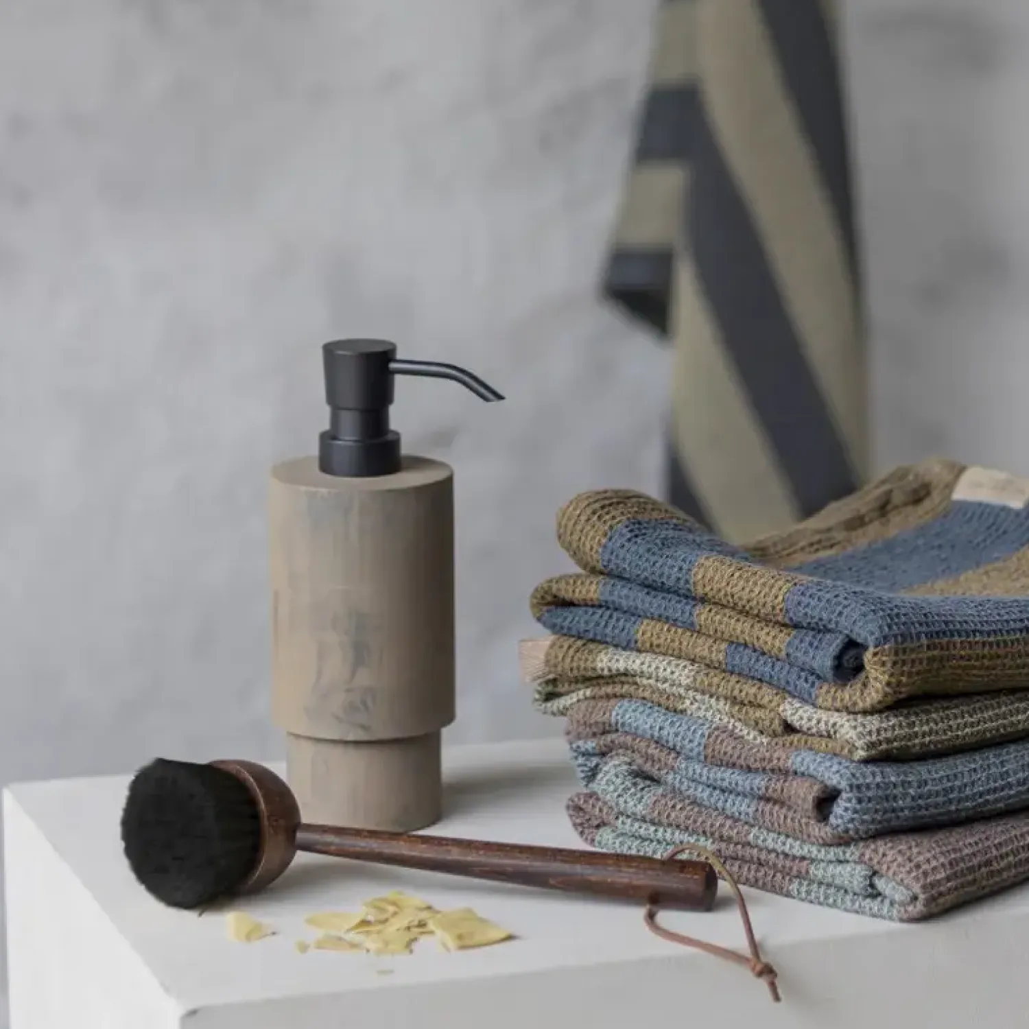 - ELVIRA viskestykke - Slate Blue*Mette Ditmer New