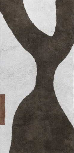 - FIGURA rug, medium - Brown*Mette Ditmer Online