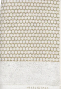 - GRID gæstehåndklæde, 2-pak, Sand / Off-white^Mette Ditmer Clearance
