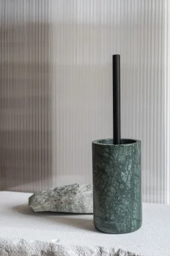 - MARBLE toilet brush holder - Dark forest*Mette Ditmer Best