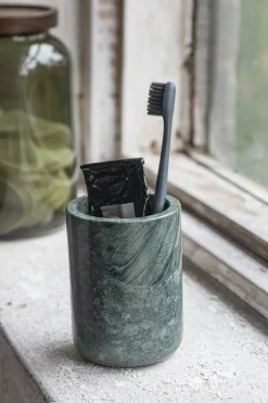 - MARBLE toothbrush holder - Dark forest^Mette Ditmer