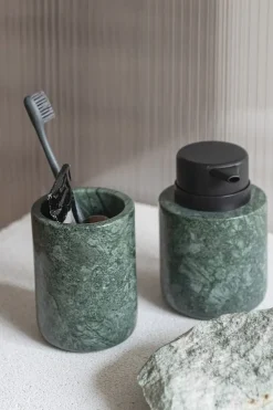 - MARBLE toothbrush holder - Dark forest^Mette Ditmer