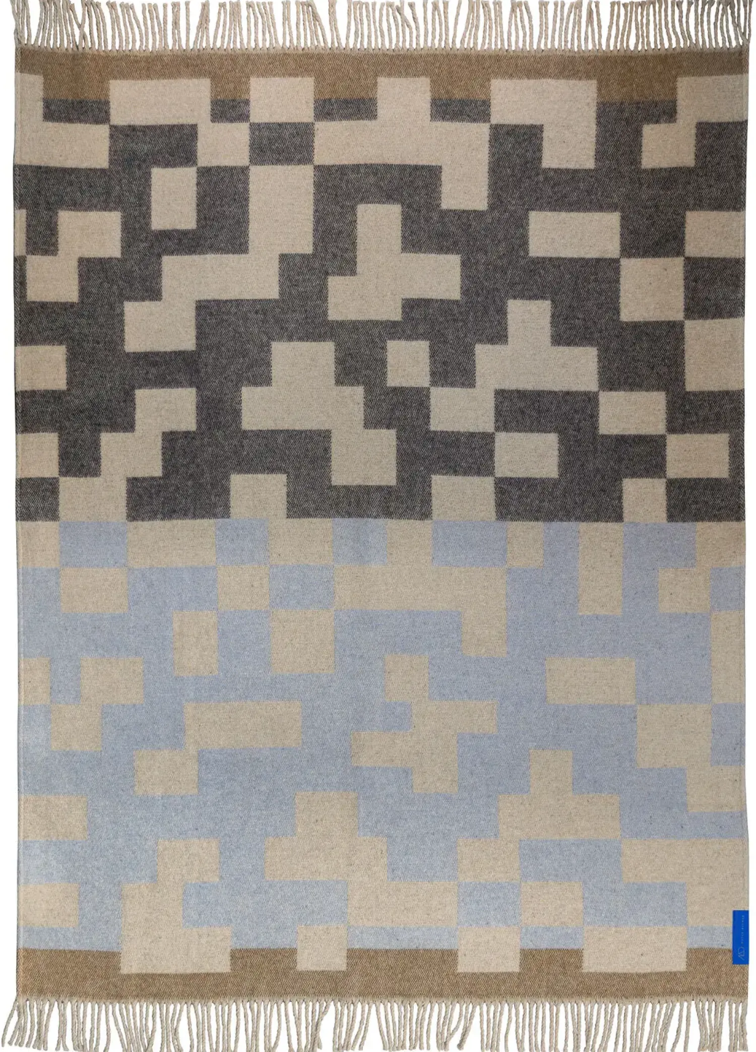 - MAZE-plaid - Light blue - W130 x L190 cm*Mette Ditmer Outlet