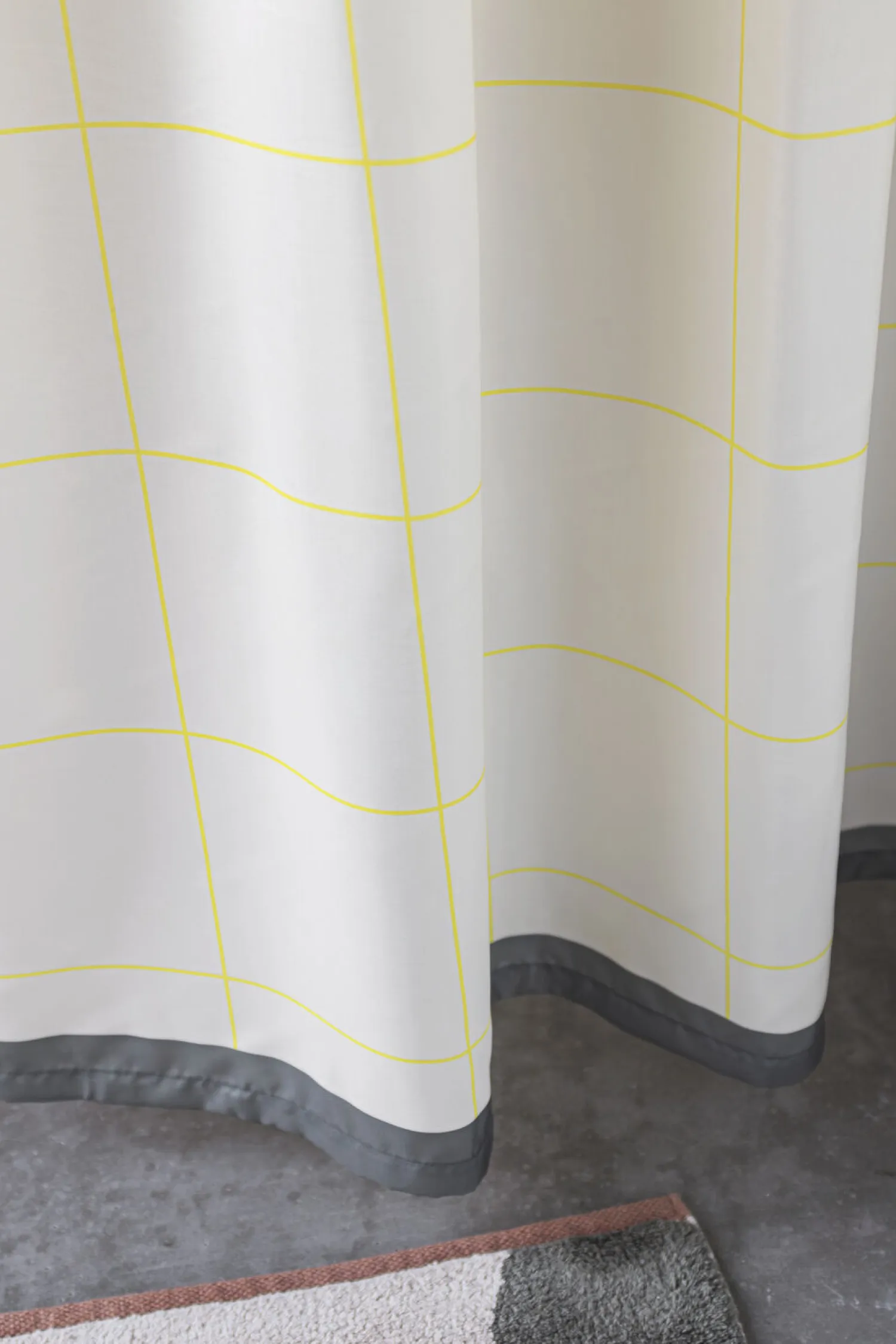 - MESH shower curtain - Yellow*Mette Ditmer Outlet