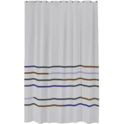 - MIKADO badeforhæng - Lysegrå - 150 x H 200 cm*Mette Ditmer Online