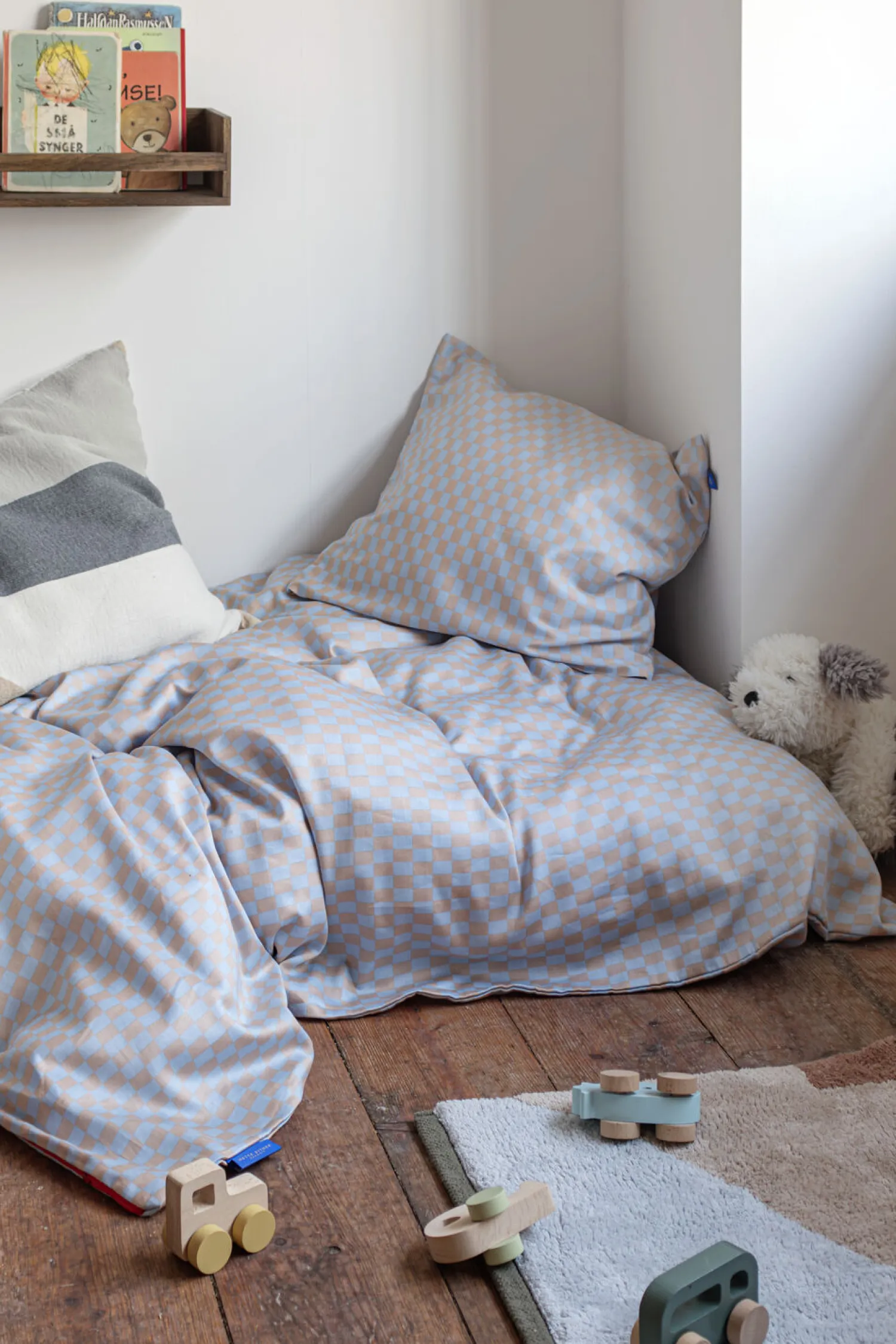 - MINI baby bed set - Light blue / Tan^Mette Ditmer Discount