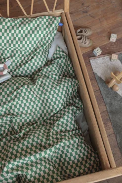 - MINI junior bed set - Pine green / Tan^Mette Ditmer Online