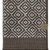 - MOROCCO-håndklæde - Chocolate / Off-white - W50 x L90 cm*Mette Ditmer