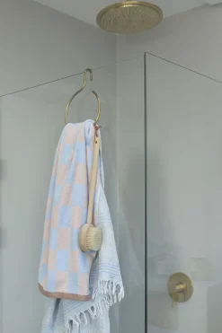 - RETRO badehåndklæde, lyseblå^Mette Ditmer Hot