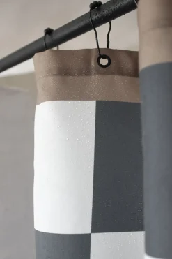 - RETRO-badeforhæng - Dark grey^Mette Ditmer