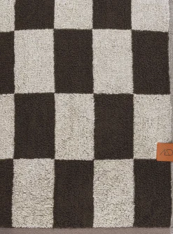 - RETRO-håndklæde - Chocolate - W70 x L133 cm^Mette Ditmer Discount