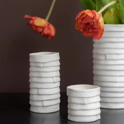 - RIBBON Vase - Small - Off-white*Mette Ditmer Online