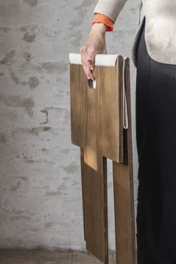 - ROOTS folding stool - Dark oiled*Mette Ditmer New