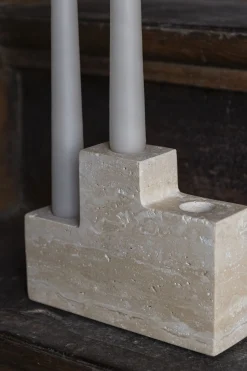 - STEP trio candleholder - Linen*Mette Ditmer Hot