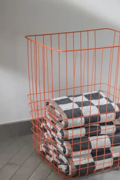 - STORE-IT trådkurv med bomuldspose - Large - Orange^Mette Ditmer Outlet