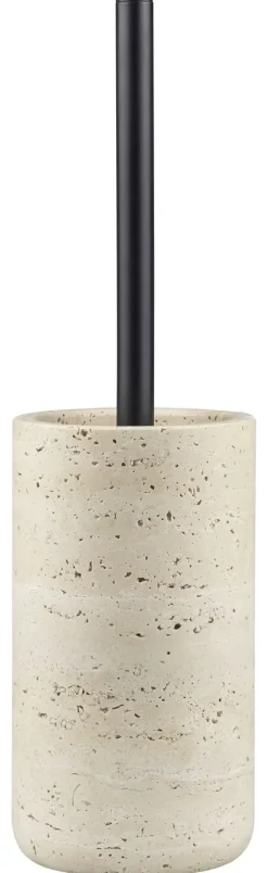 - TRAVERTINE toilet brush holder - Linen*Mette Ditmer Hot