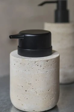 - TRAVERTINE dispenser, low - Linen*Mette Ditmer Discount