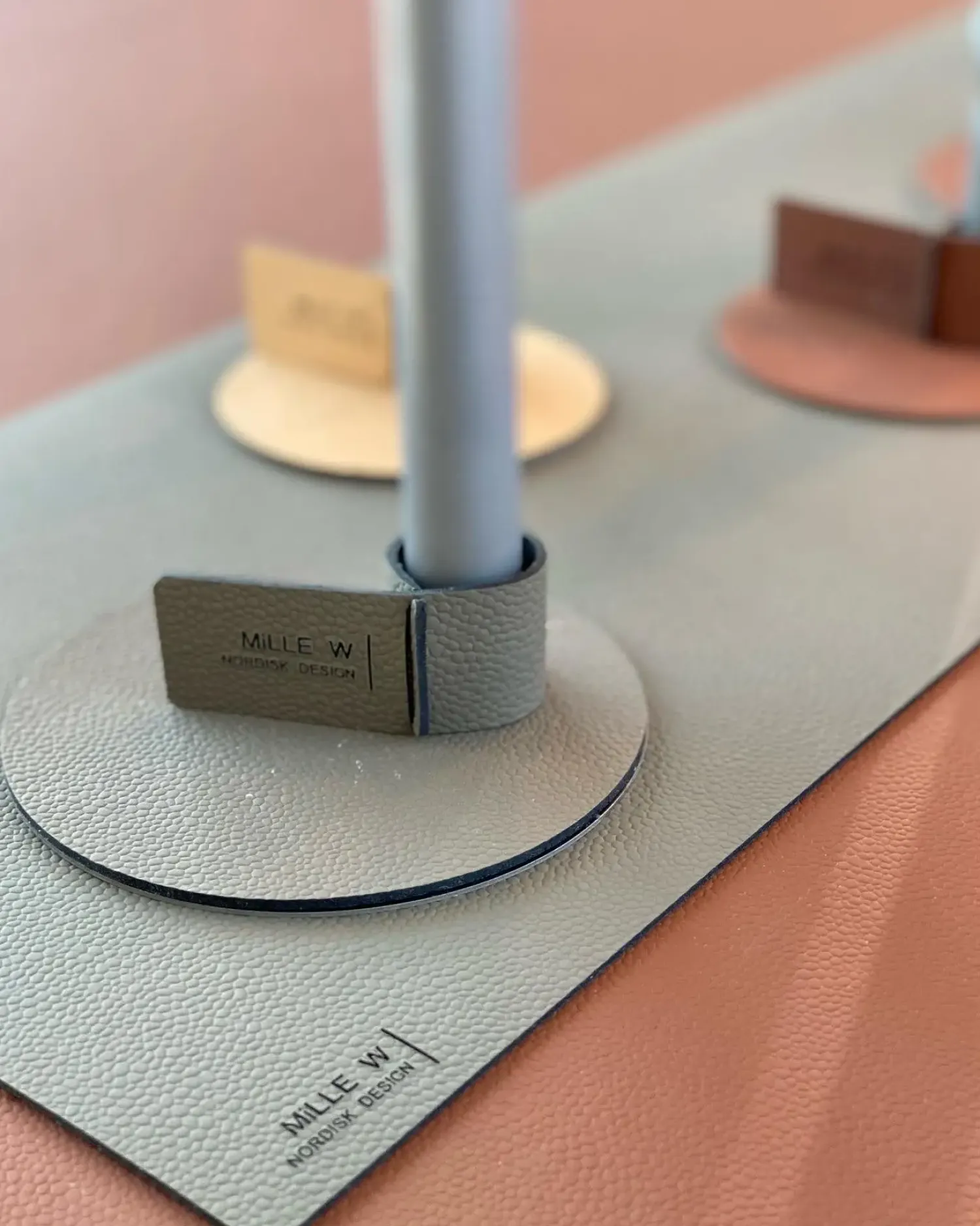 - Bordløber - Cognac læder*MILLE W NORDISK DESIGN Discount