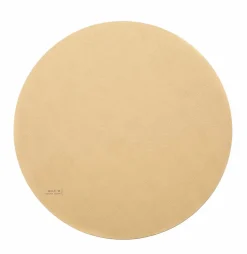 - Bordskåner - Beige læder - Ø 22 cm^MILLE W NORDISK DESIGN Outlet