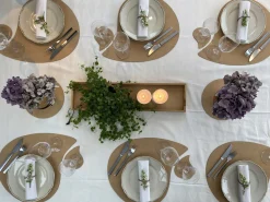 - Bakke i træ - Sort læder - 15 x 60 cm.*MILLE W NORDISK DESIGN Best