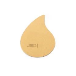 - Drop Glasbrik - Beige - 12x10 cm*MILLE W NORDISK DESIGN Clearance