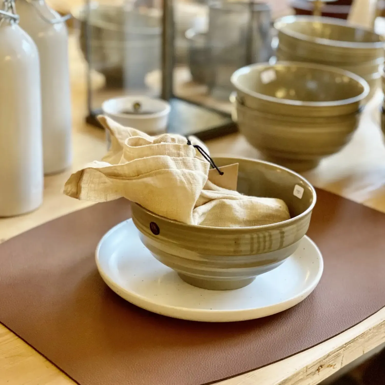 - Ellips Glasbrik - Sort - 10x10 cm^MILLE W NORDISK DESIGN Outlet