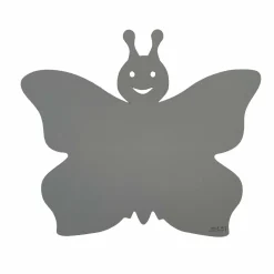- Glasbrik/Coaster - Sommerfugl - Grå^MILLE W NORDISK DESIGN Outlet