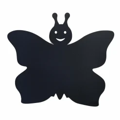 - Glasbrik/Coaster - Sommerfugl - Sort*MILLE W NORDISK DESIGN Discount