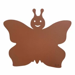 - Glasbrik/Coaster - Sommerfugl - Cognac*MILLE W NORDISK DESIGN Outlet