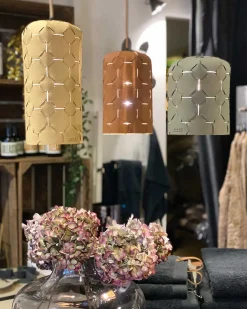 - Polar Lights - Pendel - Beige læder - Small^MILLE W NORDISK DESIGN Outlet