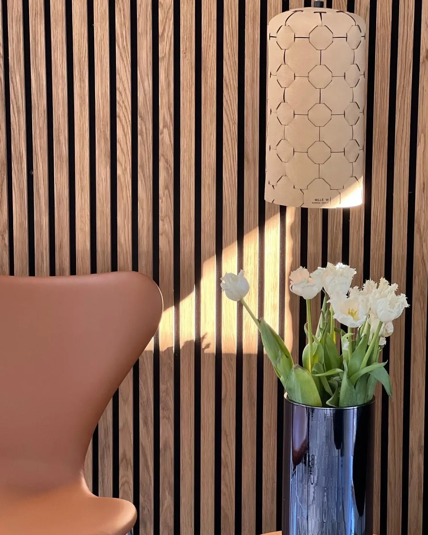 - Polar Lights - Pendel - Cognac læder - Large^MILLE W NORDISK DESIGN