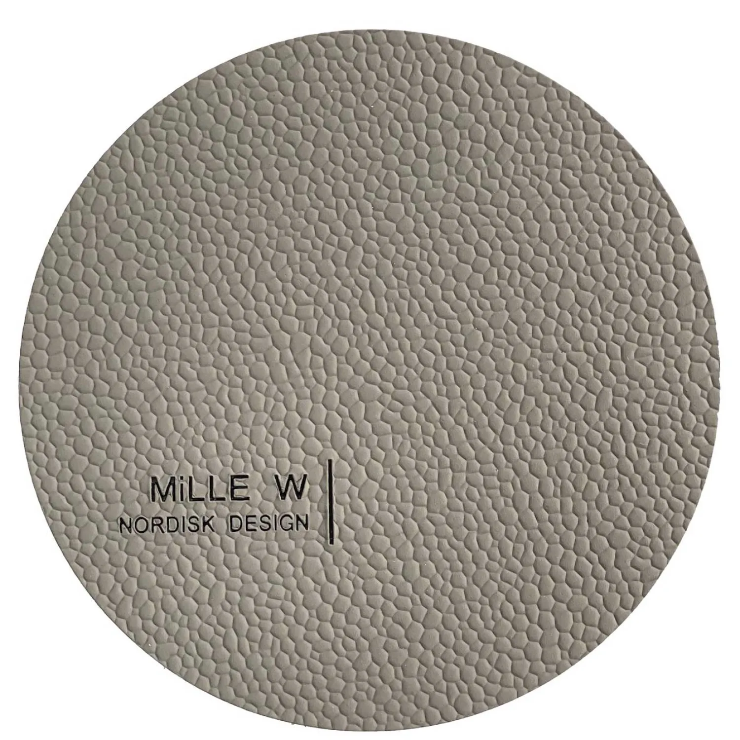 - Round Glasbrik - Grå - Ø10cm*MILLE W NORDISK DESIGN Hot