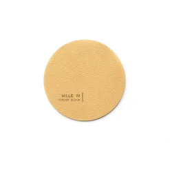 - Round Glasbrik - Beige - Ø10cm*MILLE W NORDISK DESIGN Discount