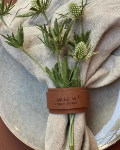- Servietring - Cognac læder*MILLE W NORDISK DESIGN Online